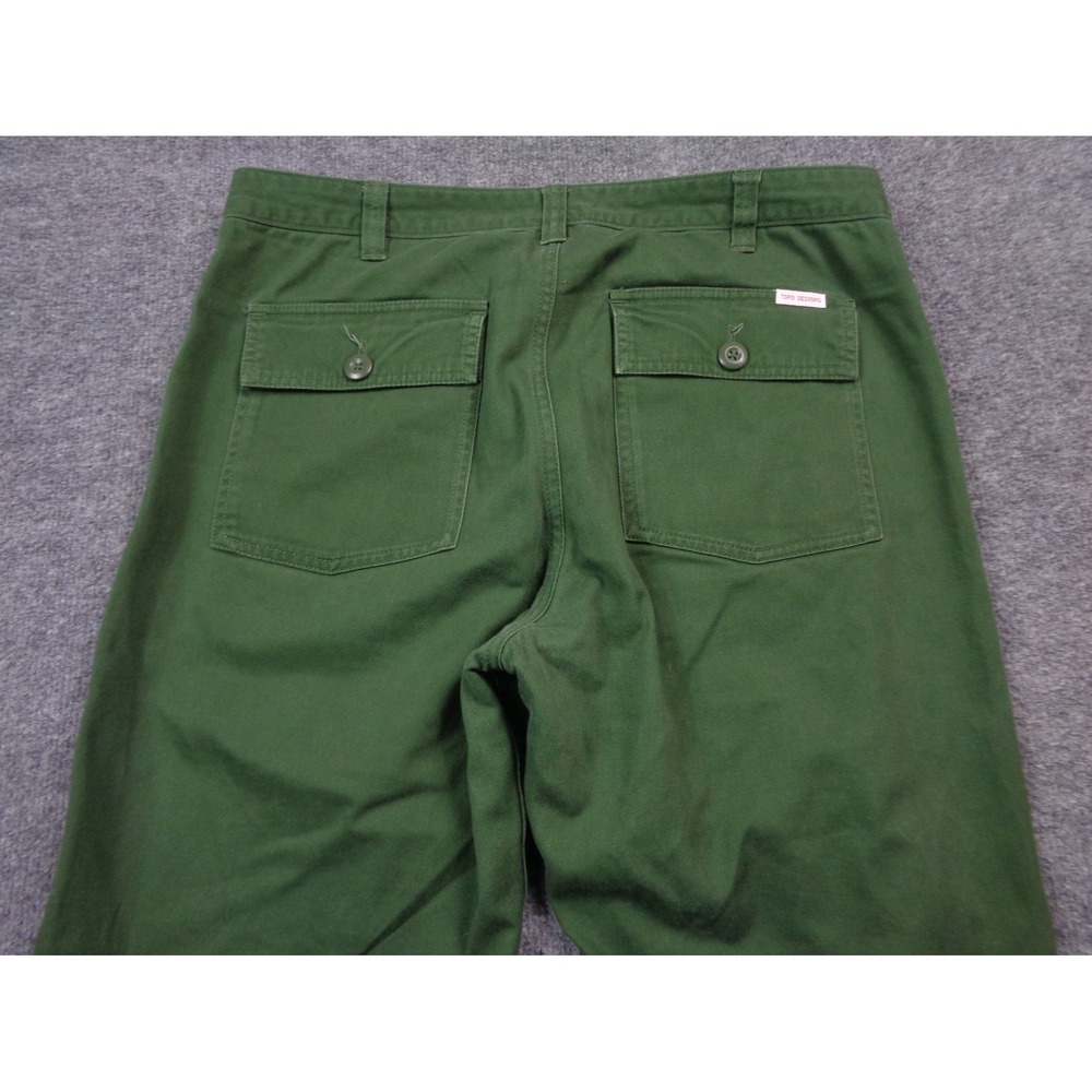 Topo Designs Military Field Pants 34 Green Minimalist Hiking Outdoors Sportswear - Picture 7 of 14